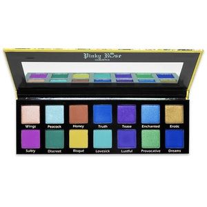 🎀PINKY ROSE EXOTIC PEACOCK EYESHADOW PALETTE